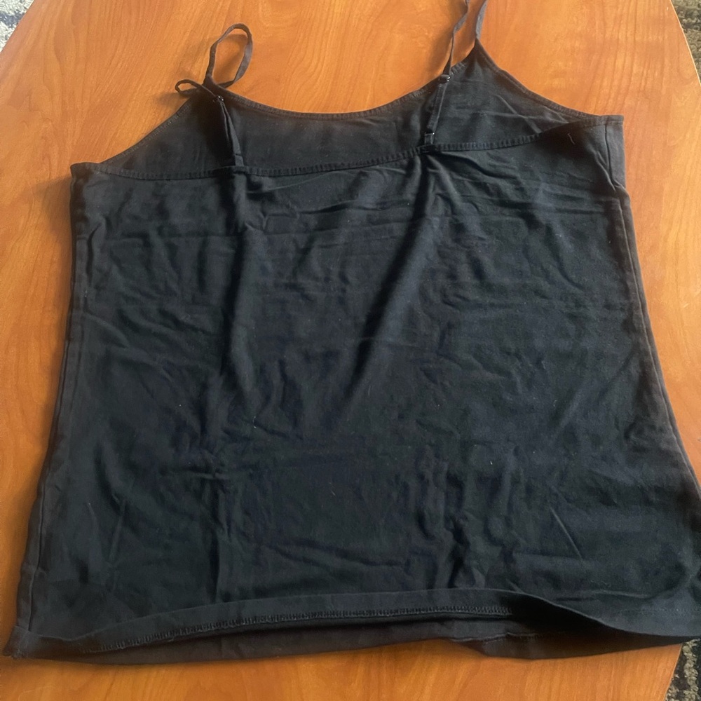 Black Women's Spaghetti Strap Tank Top